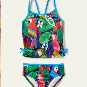 NWT Mini Boden Ruched Tankini Set